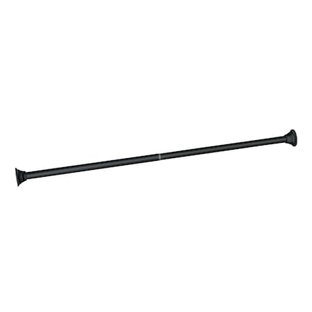 Moen 6' Adjustable Tension Rod in Matte Black TR1000BL